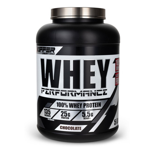 Proteína 100% Whey Performance 5 Libras Sin Lactosa Cookies & Cream Kiffer Laboratories