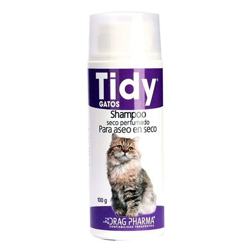 Shampoo Tidy Gatos Aseo En Seco 100 Gr