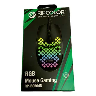 Mouse Gamer Ripcolor Rp-b0504n Color Negro