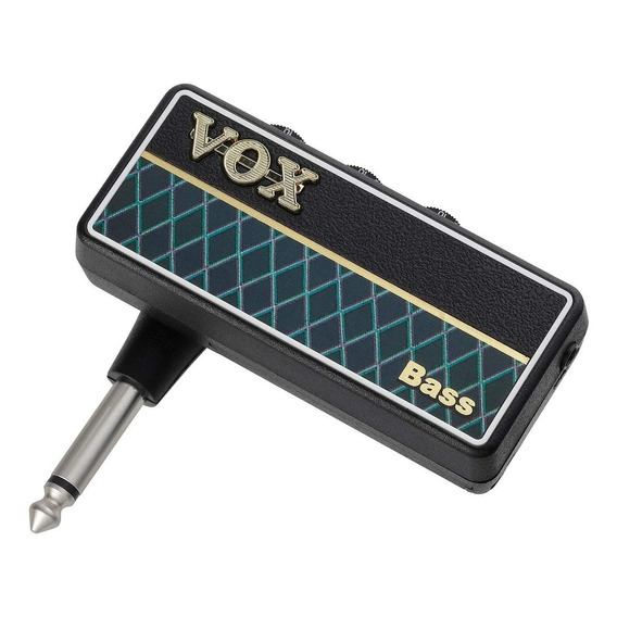 Amplug Vox Bass Para Bajo Electrico Ap2 Bs Conectar Audifono Color NEGRO CON ZUL