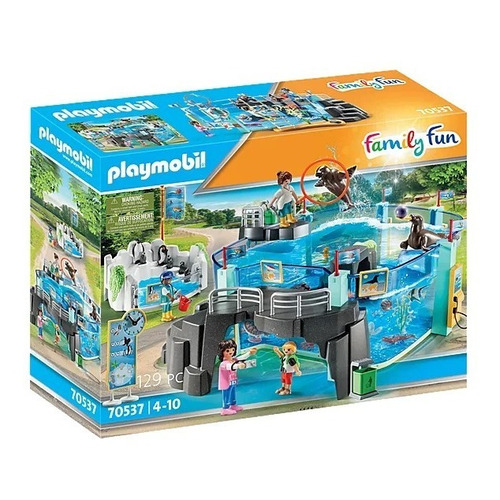 Figura Armable Playmobil Family Fun Club Aquarium 129 Piezas