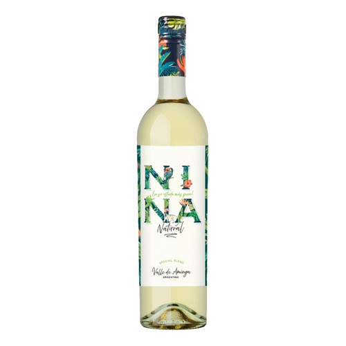 Vino Nina Natural Blanco 750ml. - Valle De Aminga