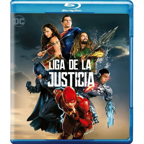 Liga De La Justicia Justice League Pelicula Dc Blu-ray