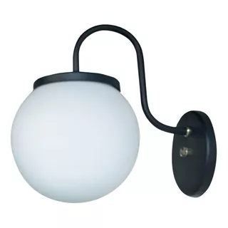 Aplique Spot Pared Moderno Vintage Globo Opal Apto Led  E27