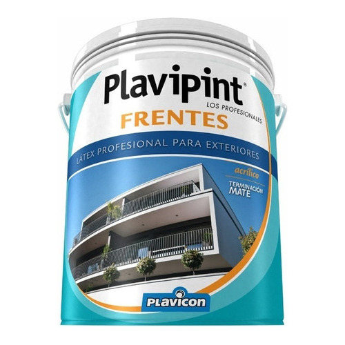 Latex Profesional Para Exteriores Plavipint Frentes 20 L Mm