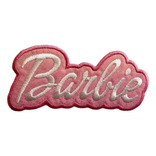 Parche Aplique Bordado P/pegar Barbie Nombre 15x7 Cm