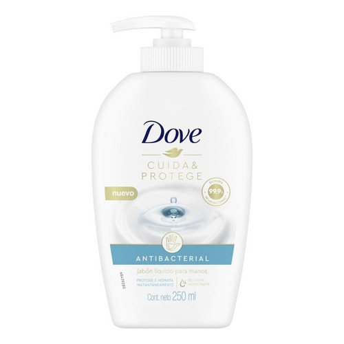 Jabón Líquido Dove Antibacterial Cuida & Protege 250 Ml