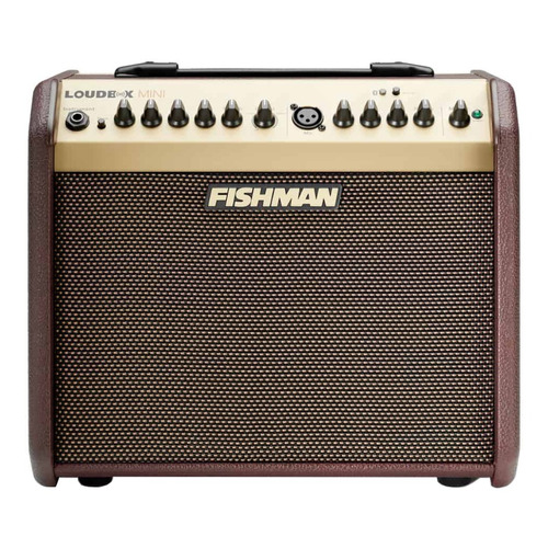 Amplificador Fishman Loudbox Mini Transistor para guitarra de 60W color marrón/crema 120V