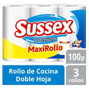 Rollo De Cocina Sussex Maxirollo Bulto 15 Rollos 100 Paños