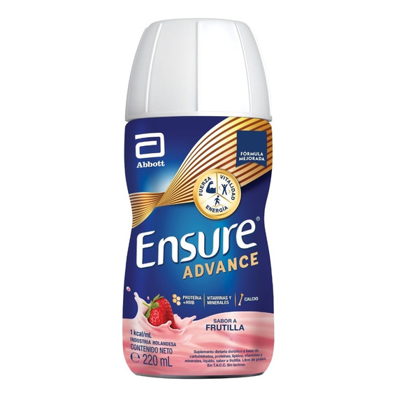 Suplemento Dietario Ensure Advance Shake Frutilla Ensure