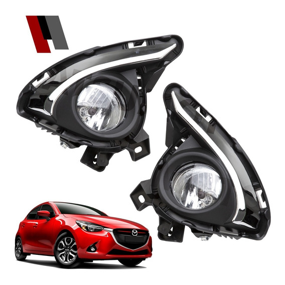 Neblineros Mazda 2 2015 - 2019 Kit Completo Envió Gratis