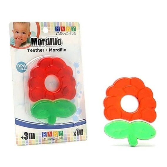 Mordillo Rojo-verde Para Bebé Refrigerante Baby Innovation