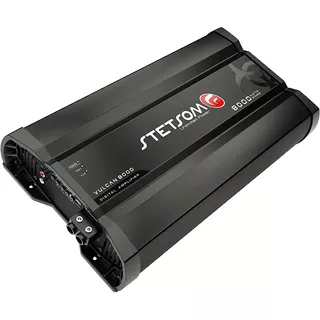 Módulo Amplificador Stetsom Vulcan 8000w Rms 1 Canal 2 Ohms Cor Preto