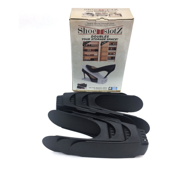 Organizador De Zapatos De Plástico, Para 6 Pares, En Caja, V