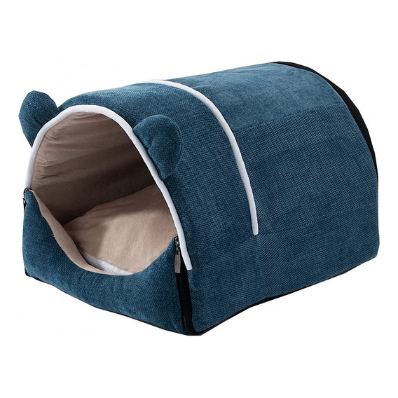 Cama Cueva Removible Azul Xl