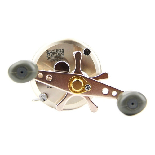 Reel rotativo Marine Sports Fierro 6000 XW izquierdo color dorado