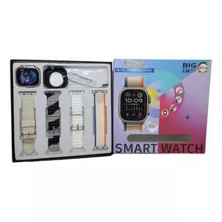 Kit Smartwatch  Ultra 2 Con 4 Correas Y Case 
