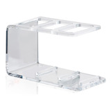 Suporte De Acrilico Para Controle Remoto Transparente 3slots