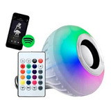 Foco Parlante Bluetooth Multicolor Led Inteligente + Control