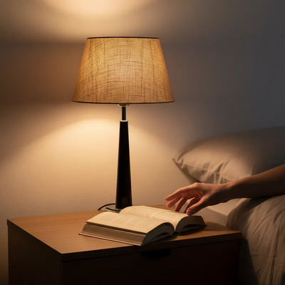 Veladores Modernos Dormitorio Lamparas Mesa Luz Led E27 Lsi