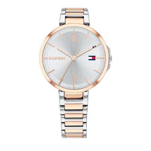 Reloj Tommy Hilfiger Mujer 1782209 Readie Acero Color de la malla Plateado-Rose Color del bisel Rosê Color del fondo Plateado