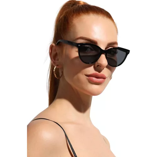 Lentes: Óculos de sol premium para mulheres, lentes de moda, cor