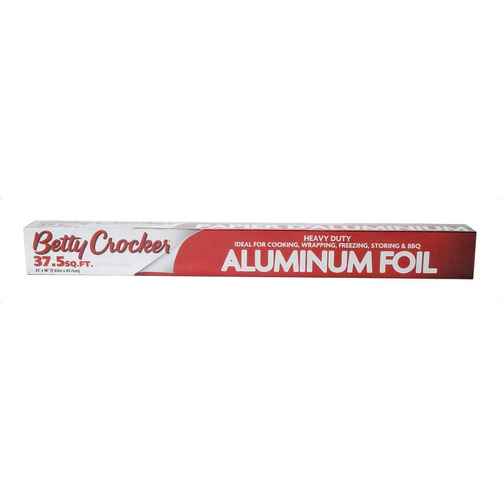 Rollo Papel Aluminio Ancho 45.7cm X 7m Cocina Betty Crocker