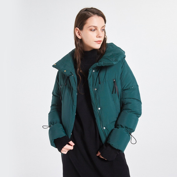 Campera Mujer Puffer Inflada Capucha Holy Parka Supply