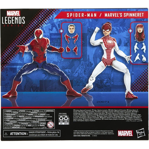 Marvel Legends  Spider-man Y Spinneret De Pack De 2 Figuras