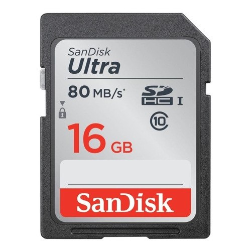 Cartão de memória SanDisk SDSDUNC-016G-GN6IN  Ultra 16GB
