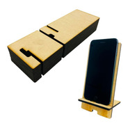 10 Dock Bases De Madera Mdf Celular iPhone Corte Laser