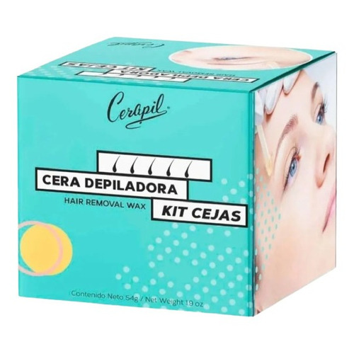 Cerapil Cera Depiladora. Kit De Cejas. 54 Gr.