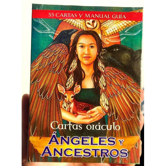 Oraculo Angeles Y Ancestros Español + Instructivo + Bolso