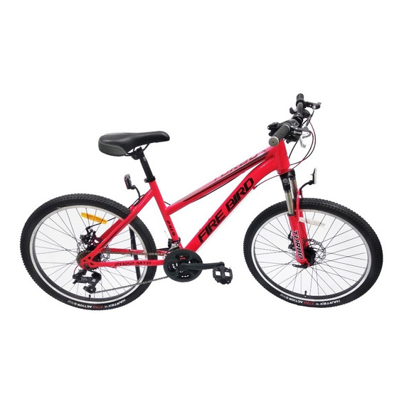 Bicicleta Fire Bird Rodado 24 Modelo Honey Color Rojo