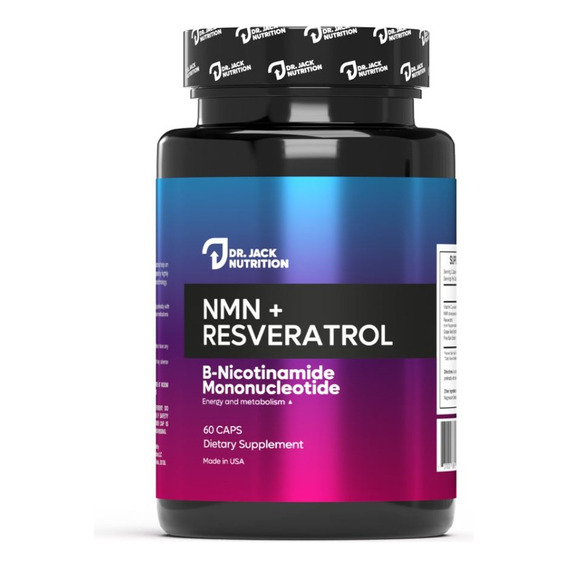 Nmn + Resveratrol - Antienvejecimiento 60 Capsulas | Dr Jack