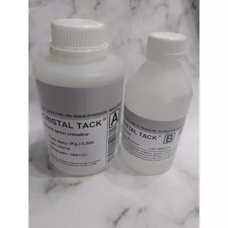 Resina Epoxi Cristal Tack Vidrio Liquido 750grs Novarchem