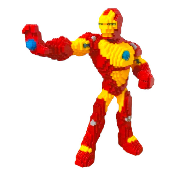 Armable Bloques 3d Super Héroes Avengers Spiderman Iron Man