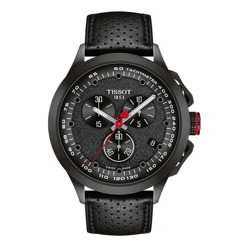 Reloj Tissot T-race Cycling Vuelta 2022 Special Edition Color de la malla Negro Color del bisel Negro Color del fondo Negro