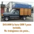 Flete Mudanza/transporte 55.000 La Hora Con 1 Peon Incluido