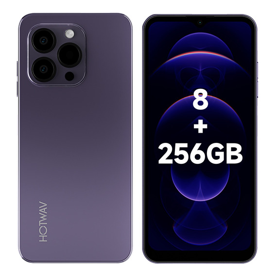 Celular Hotwav Note 13 Pro Violeta Dual Sim 256gb Global 8 Gb Ram 90hz 5160mah Android 13 Celular