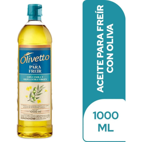 Aceite Olivetto Para Freír 1 Lt - L A $34