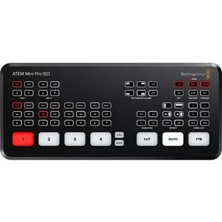 Atem Mini Pro Iso Blackmagic Design Switcher Hdmi