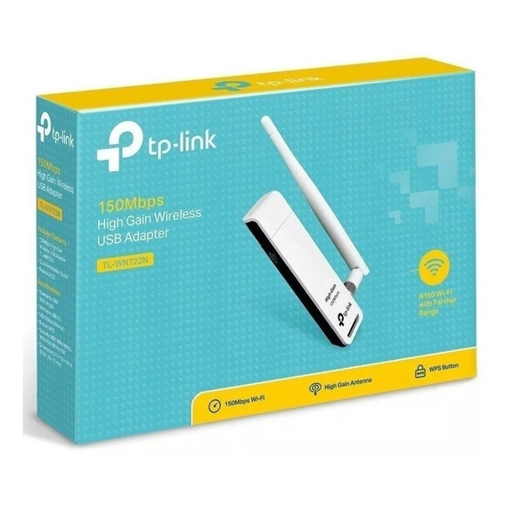 Adaptador Wifi Usb Tp-link Tl-wn722n 2.4ghz, Delivery