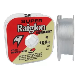 Linha Srtour Transparente 100m/16.30kg/0,405mm Super Raiglon