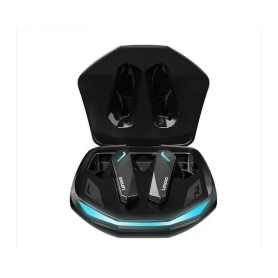 Auriculares in-ear inalámbricos Lenovo LivePods GM2 PRO GM2 PRO negro con luz  azul LED