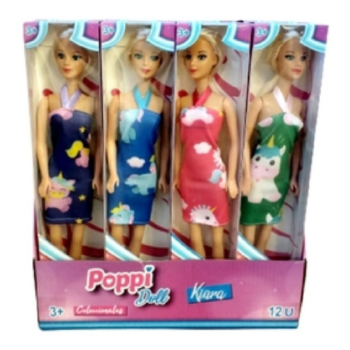 Muñeca Poppi Doll Kiara 30cm -varios Modelos B150
