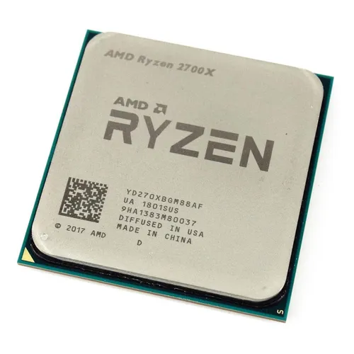 Procesador gamer AMD Ryzen 7 2700X YD270XBGAFBOX de 8 n cleos y