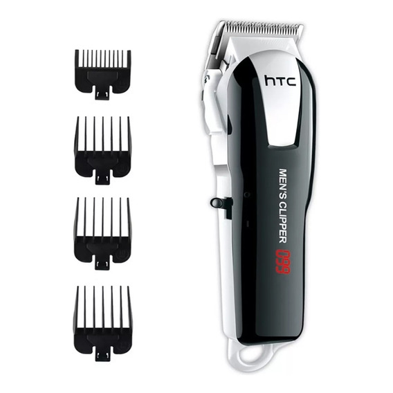 Maquina Cortar Pelo Barba Pantalla Led Clipper Htc Corte Ax®