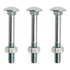 Bulon Para Madera 8x70mm (5/16x2.3/4) 50pcs Tornillo Madera