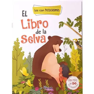 Libro Infantil Con Pictogramas - El Libro De La Selva, De Jenny B. Editorial Sicoben En Español